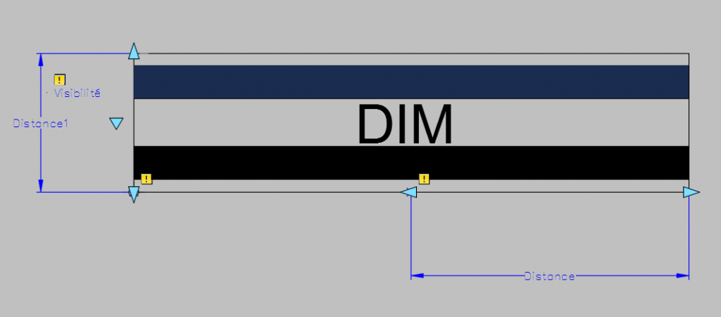 bloc dynamique autocad goulotte électrique