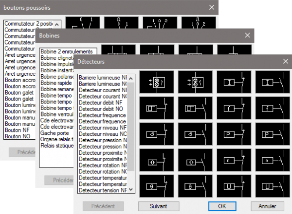 symboles électriques autocad