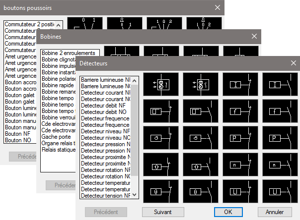 symboles électriques autocad