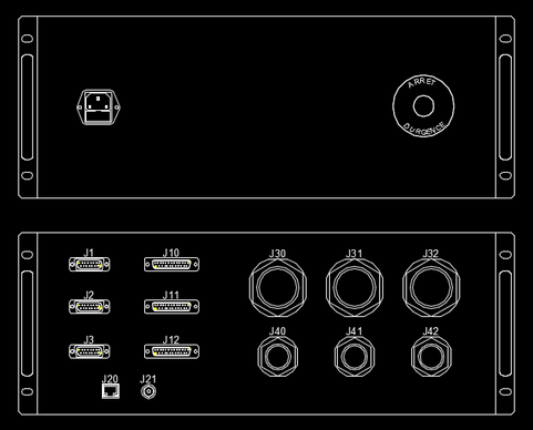 plan percage rack autocad